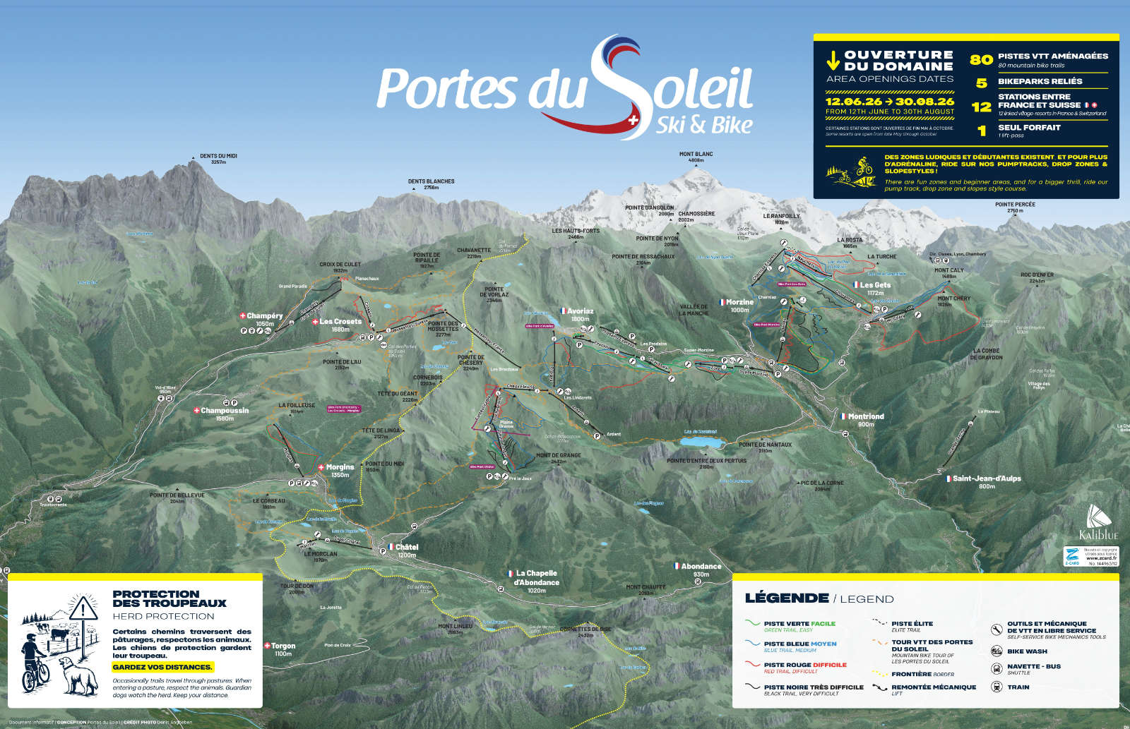 Plan - Portes du Soleil